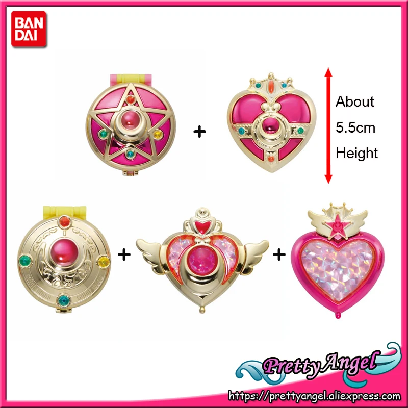 PrettyAngel-оригинальная брошь Bandai 20 годовщины Gashapon компактный зеркальный набор |