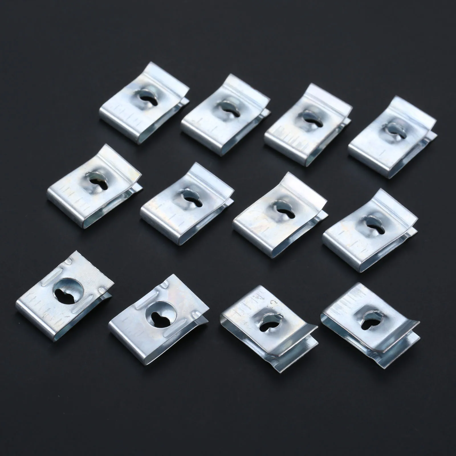 

50pcs Car Universal Speed Fasteners U Nuts Self Tapping Screw Spire Clip Interior Trim Panels J113