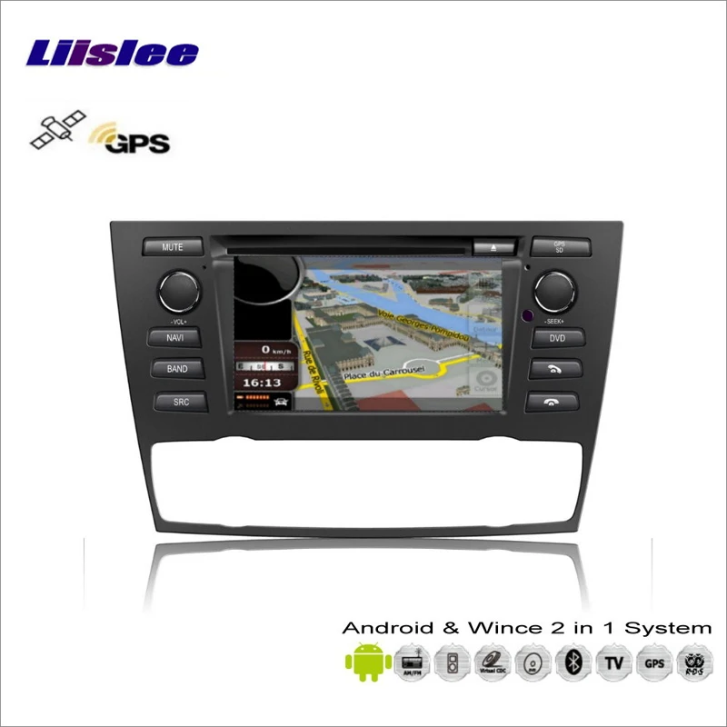 Cheap Liislee Car Android Multimedia For BMW 1 E88 E81 E82 2007~2013 Radio CD DVD Player GPS Navi Navigation Audio Video Stereo System 1