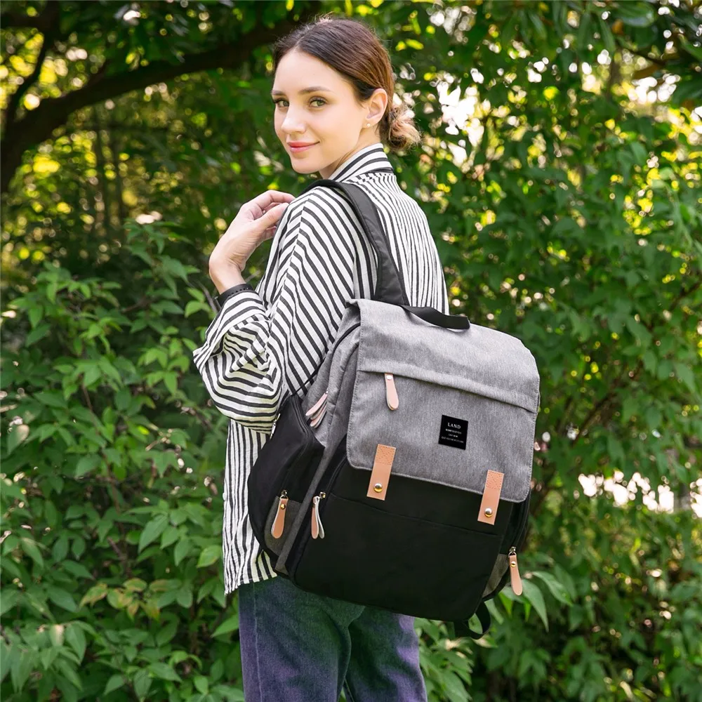 LAND Mummy Bag Mother Bag Large Capacity Twins Baby Bags Nursing Bag Waterproof Outdoor Bag Maternity Backpack for Mom Mommy Bag LAND Mummy Bag Mother Bag Large Capacity Twins Baby Bags Nursing Bag Waterproof Outdoor Bag Maternity Backpack for Mom Mommy Bag