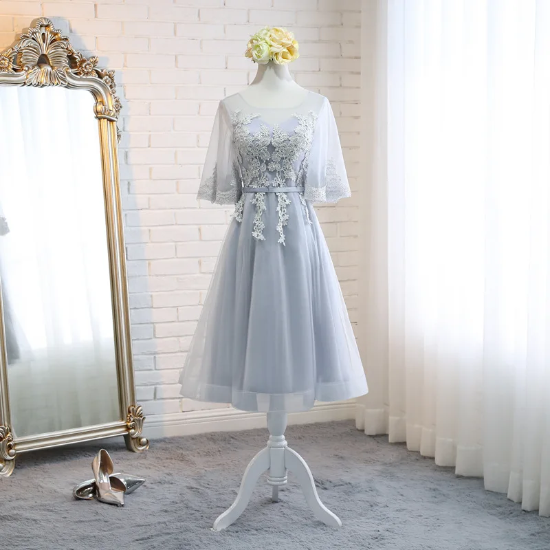 Длинное Тюлевое кружевное платье, элегантное платье подружки невесты,, длинное официальное платье на свадьбу, выпускной, платье для выпускного вечера, robe de soiree vestido de noiva
