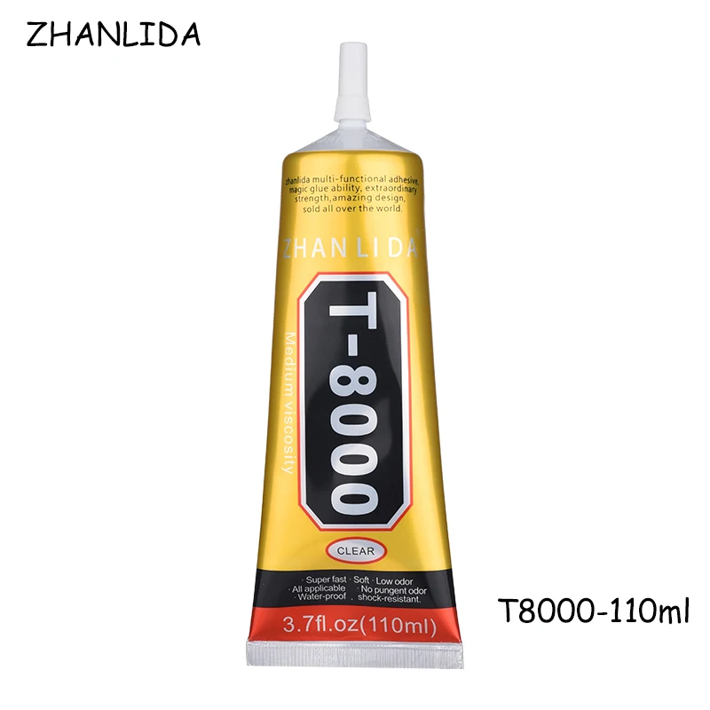 

ZHANLIDA 110ml T8000 Liquid Glue Multi Purpose Repair Glue For Touchscreen Phone Frame Epoxy Adhesive DIY Tool Super Glue T-8000