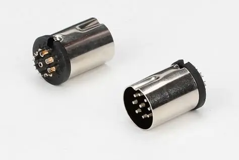 DIN разъем 9 контактный встроенный 07F STB аудио AV Разъем|connector male|connector pinconnector din |