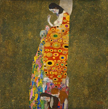 

free shipping Austria Gustav Klimt pregnant woman canvas prints oil painting printed on canvas home decoration picture