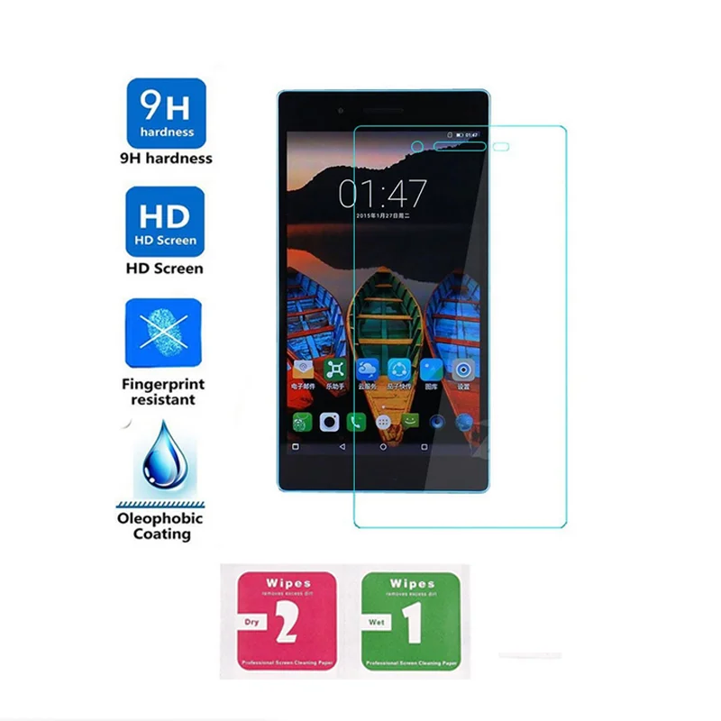 Front Premium Tempered Glass Screen Guard Protector Toughened protective Film For Lenovo Tab 3 7 Essential 710F 710I TB3-710F 7&quot |