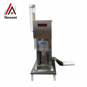 

65kg 110v/220v silver hot sale Commercial fresh fruit ice cream mixer machine stainless steel fruit ice cream maker