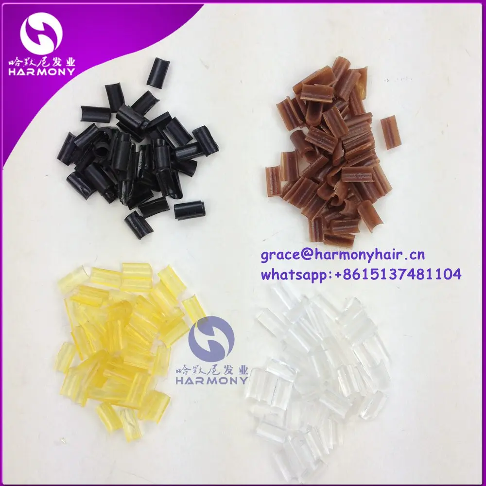 FREE SHIPPING 200pcs/lot, 4 bags Mixed color keratin nail tip glue/nail