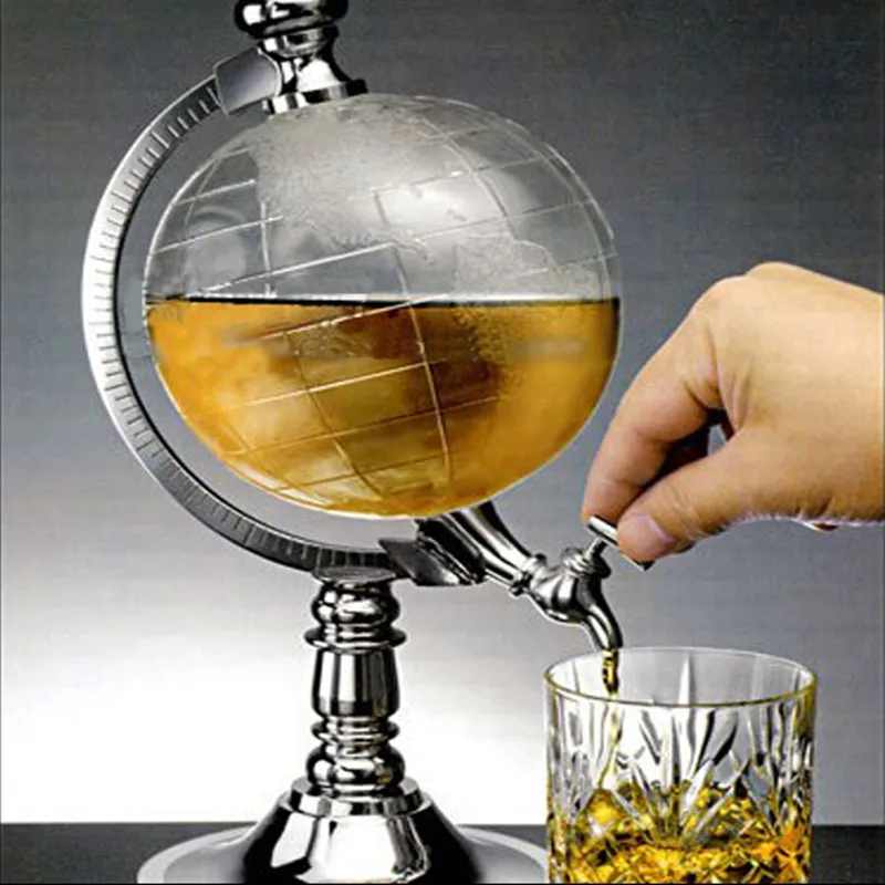 hot sale 3pcs KTV bar decoration Creative mini globe water dispenser/ beverage machine personality beer machine free shipping