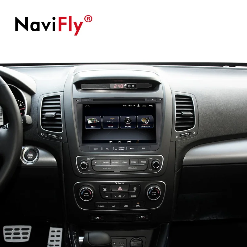 Flash Deal Navifly Android 8.1 car Multimedia DVD gps for Kia Sorento 2013 2014 car dvd 2 din radio player audio map BT stereo navigation 4