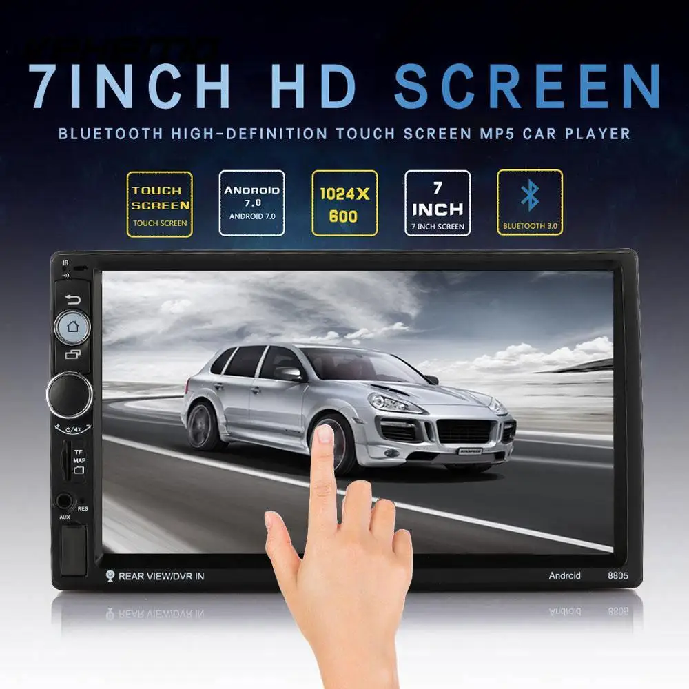 

HD Smart Premium Car MP5 Bluetooth FM Radio Player TF MP5 Player Automobile Stereo