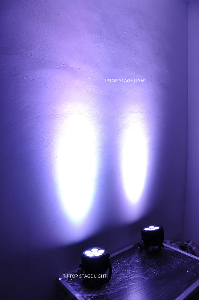 20 шт./лот Беспроводная батарея DMX свет водонепроницаемый 64 сценический тонкий бар 6 шт. 18 Вт RGBWPY 6в1 светодиоды Par Can Tyanshine светодиоды лампы
