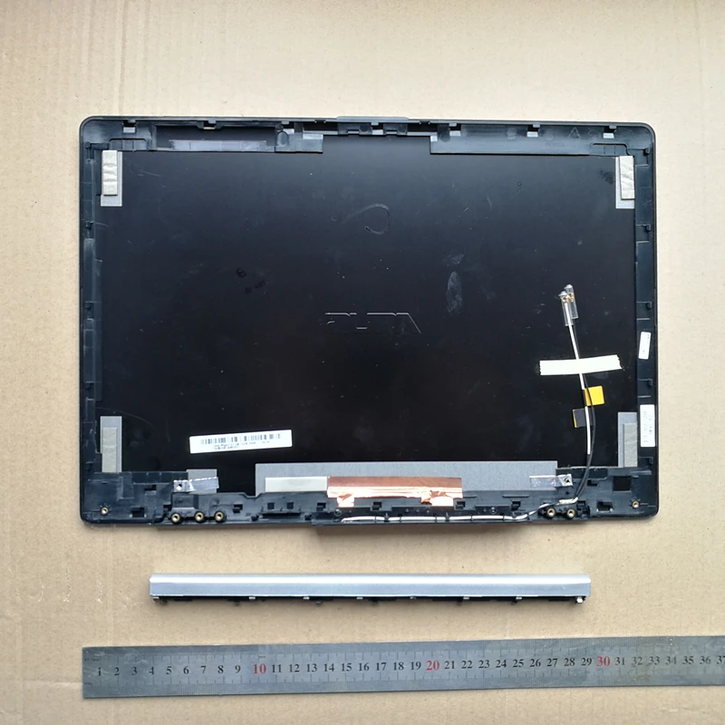Tanie Nowa górna obudowa do laptopa podstawa + zawias etui na asus S300C S300CA LCD tylna pokrywa 13NB00Z1AM0201 13N0 P5A0101 13.3 \