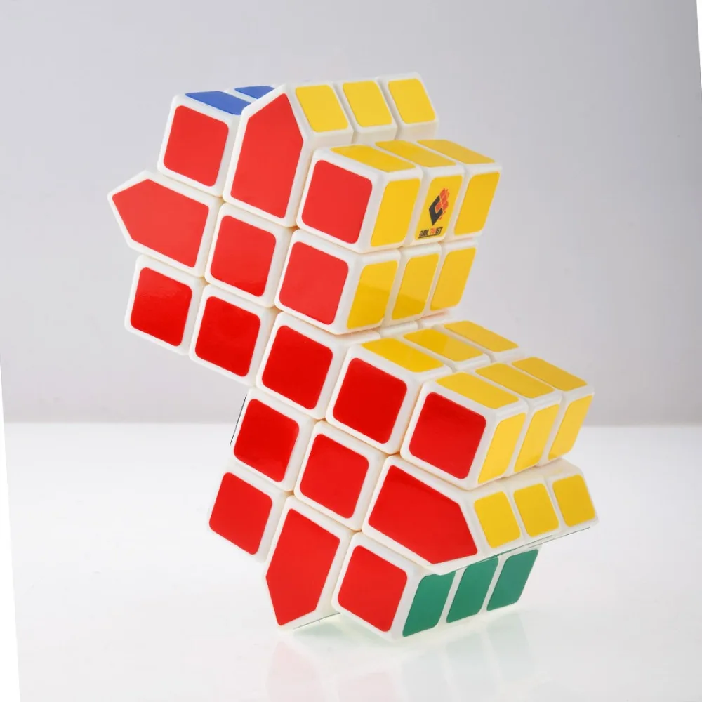 CubeTwist двойной соединенный 3x3x3 нерегулярный сиамский куб головоломка волшебный куб игра Обучающие игрушки для детей