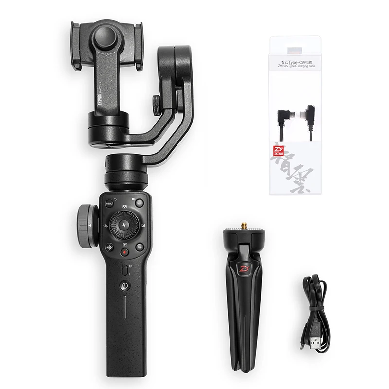  ZHIYUN Korea Official Smooth 4 Gimbal Phone Stabilizer 210g payload for iPhone Samsung 3-Axis Handh