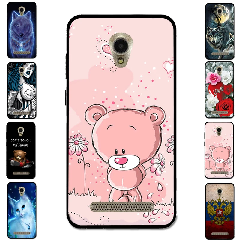 Для Prestigio Wize YA3 PSP3416 Милый розовый медведь девочка ТПУ чехол для телефона для Y3 PSP3406DUO
