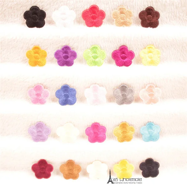 Cute flowers plum blossom cloth patches - 1