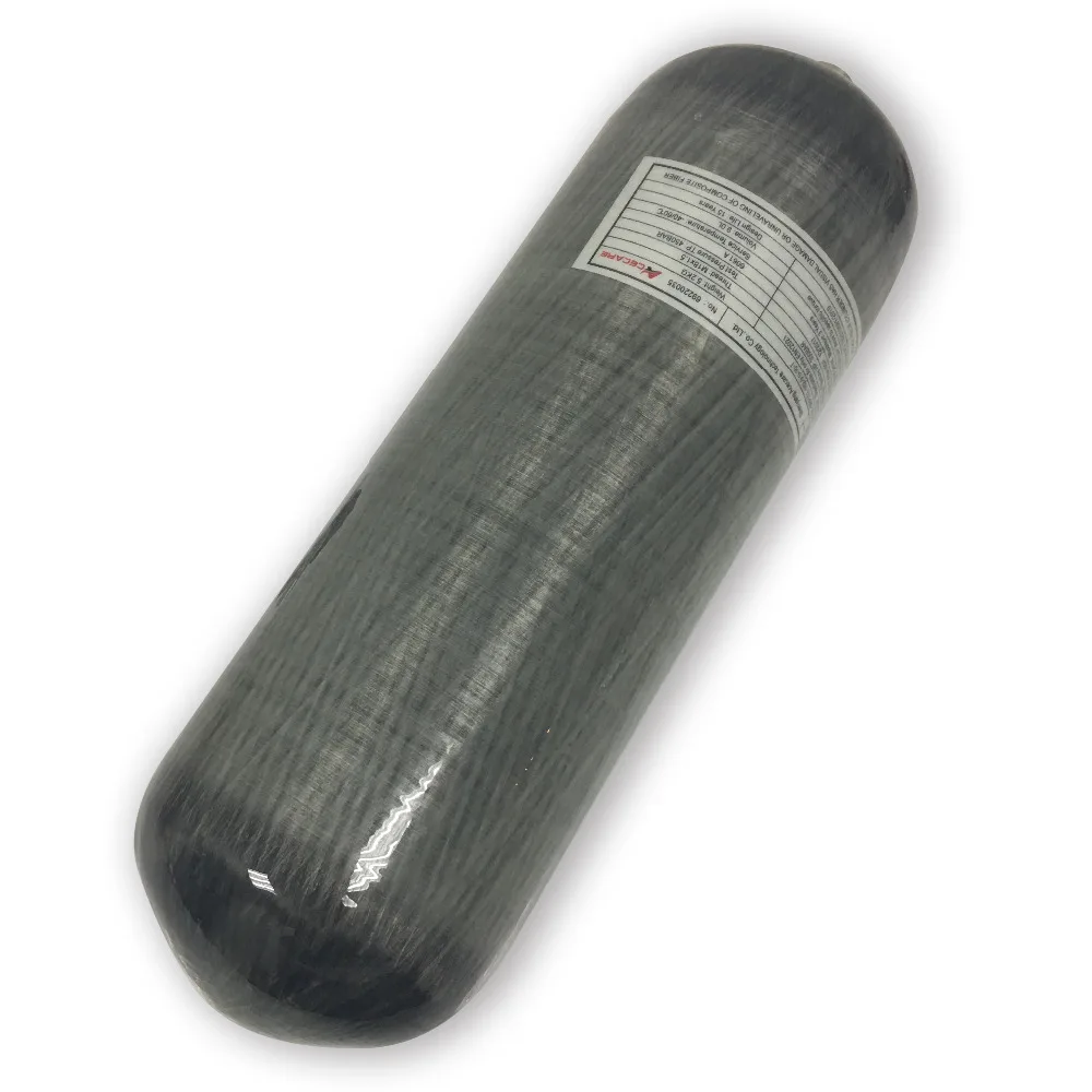 

AC121731 Acecare Cabon fiber air tank high pressure composite cylinder scuba diving 9L 300bar