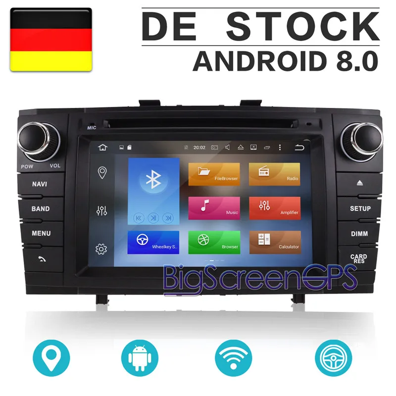 Discount Android 9.0 4+64G Car DVD Stereo Multimedia Headunit For Toyota T27 Avensis 2009-2014 Auto PC Radio GPS Navigation Video Audio 9