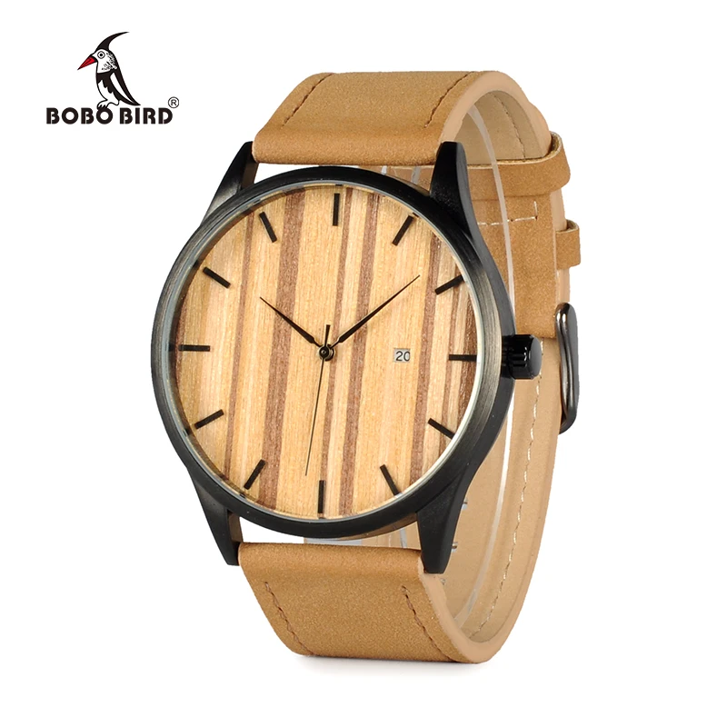 BOBO BIRD WG16 простые брендовые Роскошные Металлические кварцевые наручные мужские