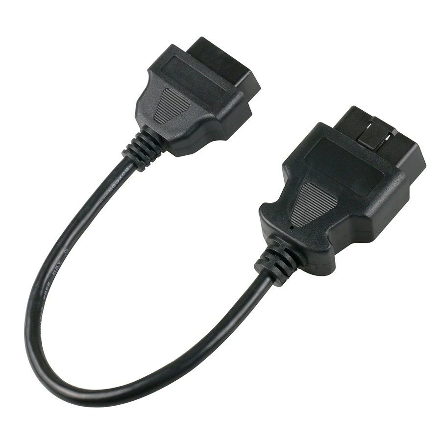 OBD2 16Pin удлинитель Разъем 30 см штекерным женщине Продлить OBD II адаптер для Старт IDIAG