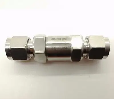 316 обратный клапан из нержавеющей стали Компрессионный фитинг Максимальное давление 40 МПа подходит для 1/" O/D трубки