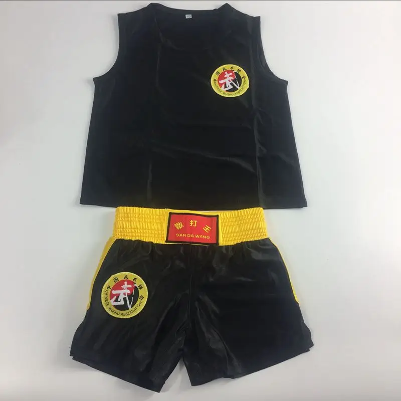Muay Thai Boxing Kicking Box MMA шорты + майки Pantalones Corto Sanda ушу боевые искусства Pantalon Boxeo и