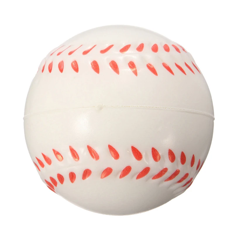 Mayitr 1Pcs Hand Wrist Exercise Stress Relief Squeeze Basketball Football Tennis Baseball Relaxation Soft PU Foam Ball