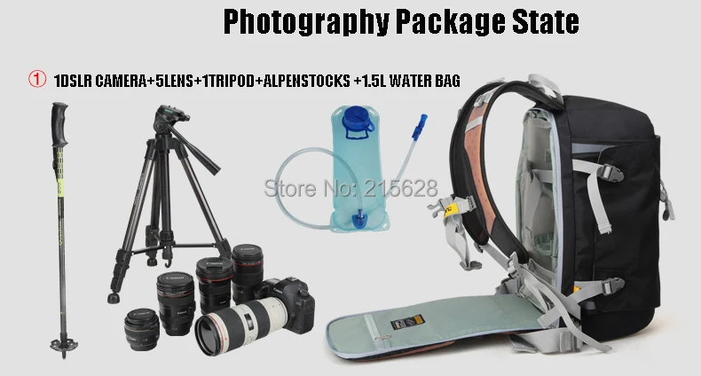 Малый размер Профессиональный светильник Противоугонная цифровая SLR/DSLR камера рюкзак водонепроницаемый фото видео сумка чехол для Canon Nikon