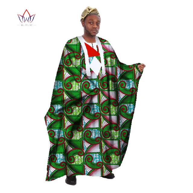 Custom Mens African Clothing Long Sleeve Men Loose Thobe Robe Dashiki