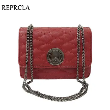 

REPRCLA Chain Strap Crossbody Bags for Women Luxury Handbag Brand Shoulder Bag Fashion Leather Women's Messenger Bags Purse