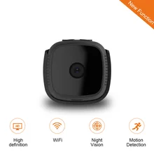 Mini Camera WIFI 1080P IP Camera Audio APP control AP Hotspot Wireless Small CCTV Camera Infrared Night Vision Sports DV