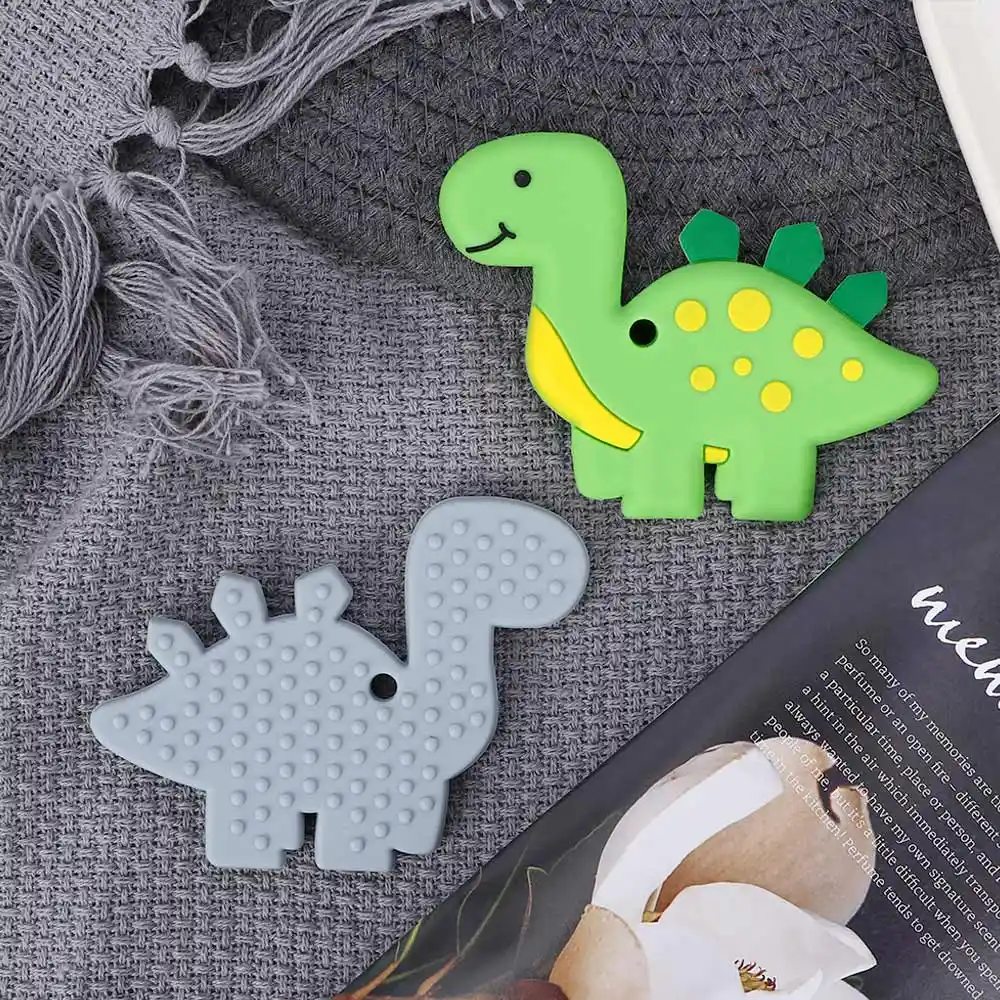 Baby Wooden Animal Shape Baby Teether Teething Chewing Bite Toy J