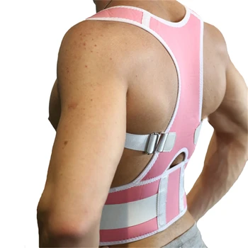 Orthopedic Posture Corset Back Brace Support Men Back Straightener Round Shoulder Men's Posture Corrector Back Support Belt B002