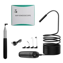 DANIU Y12 5 м Полужесткий кабель HD1200P Wifi бороскоп Инспекционная камера 2.0MP беспроводной Usb бороскоп с розничной картонной коробкой