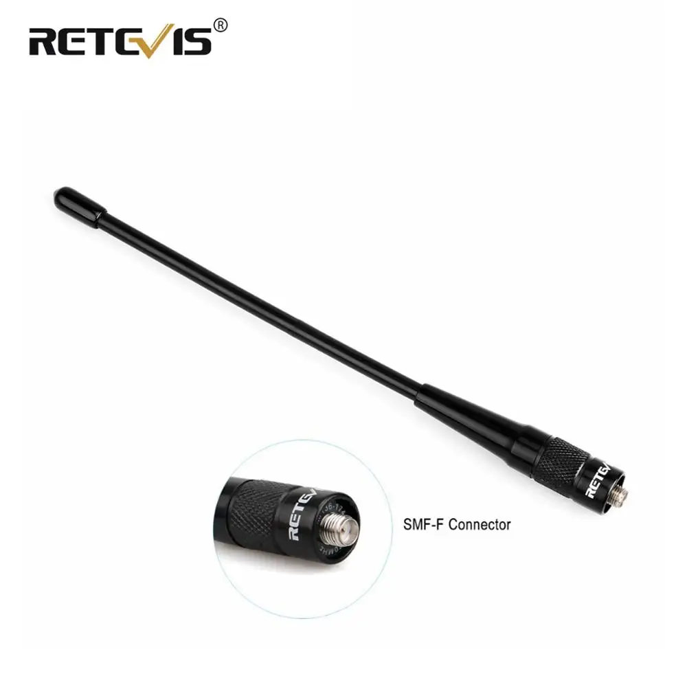 Retevis RHD-701 SMA-F VHF UHF Antenna For Walkie-talkie 20cm 2dBi Accessories For Kenwood Baofeng UV5R UV82 RT5R H777 For HYT afbeelding