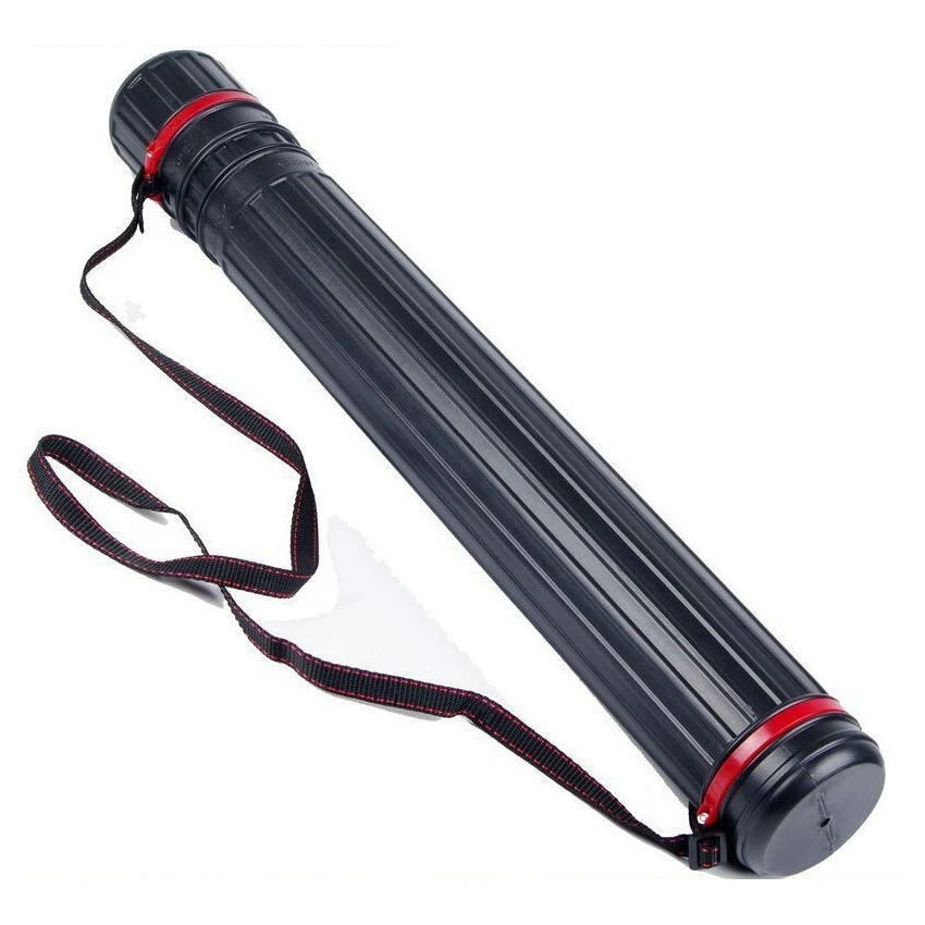 63 105cm Extendible Telescopic Arrow Tube Quiver Holder Archery Hunting