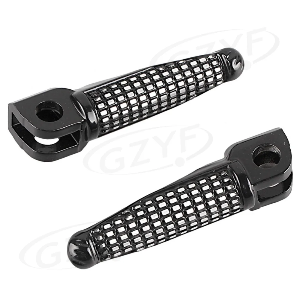 Motorcycle Front Foot Peg Footrest For Kawasaki Ninja ZX6R 2003-2013 & Ninja ZX10R 2004-2013 & Ninja ZX9R 1998-2003 & Z1000 2007-2013 & Z750 Z750S 2007-2010 & ER6N ER6F NINJA 650R 2009-2013 Black 