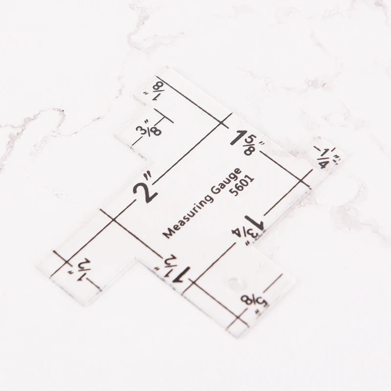 1 шт. имперские метрические весы мини пластиковые швейные измерительные линейки для квилтинга для швейных ремесел измерительный инструмент
