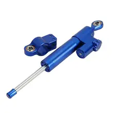 Precision CNC Machined Billet Aluminum Hard Anodized Finish Adjustable Steering Damper Stabilizer For Motorcycles Street Bike