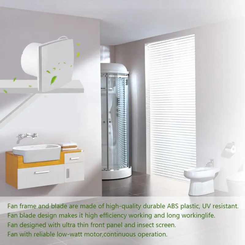 Домашнее отверстие размер вентиляционный вытяжной вентилятор для ванной комнаты потолочное настенное крепление воздуходувка Кухня домашняя вентиляционная система 220 В