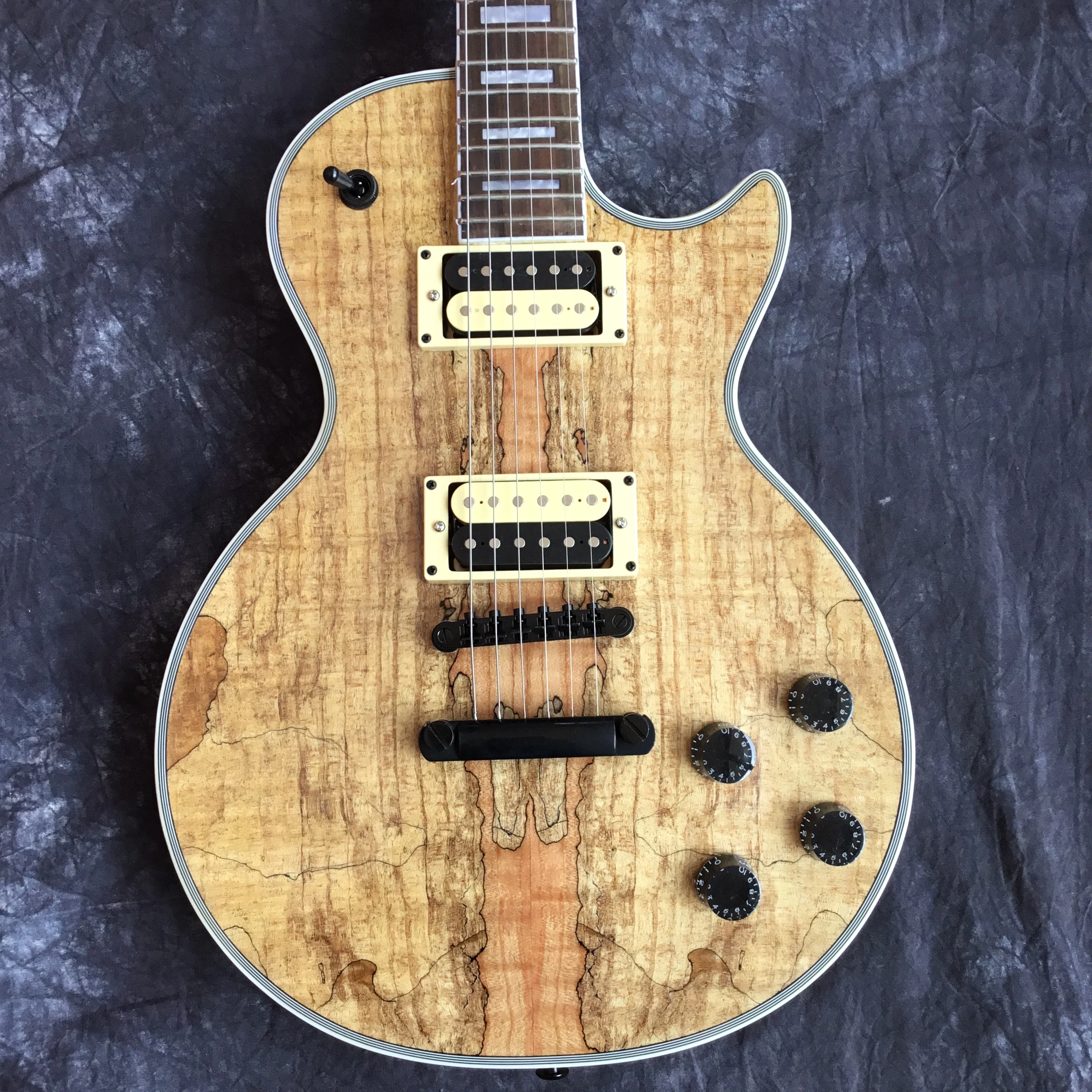 

Free Shipping to G Custom Shop, Premium Natural Wood, Custom Electric Guitar, Guitar, Custom LP Guitar