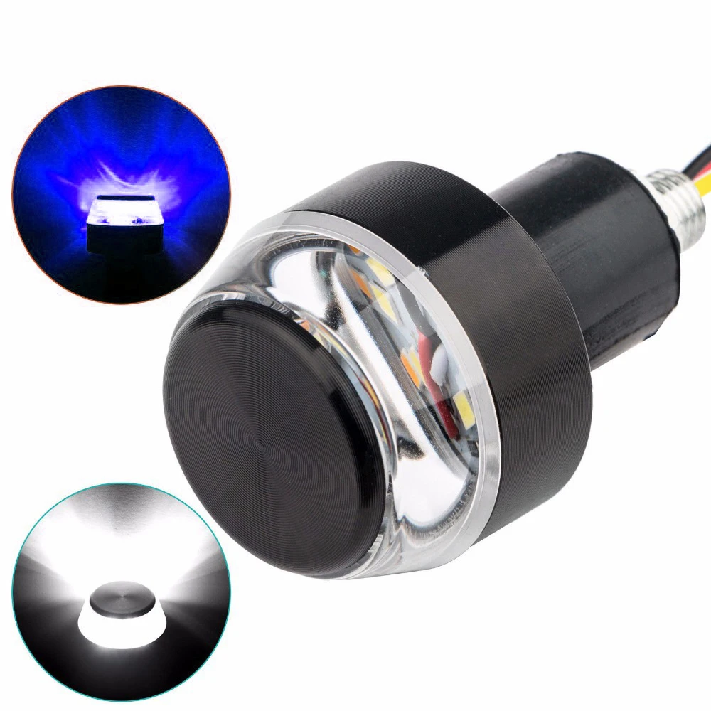 

New motorcycle LED modified handlebar lamp handlebar handlebar base sign plug LED lights mountain bike signal lights honda grom