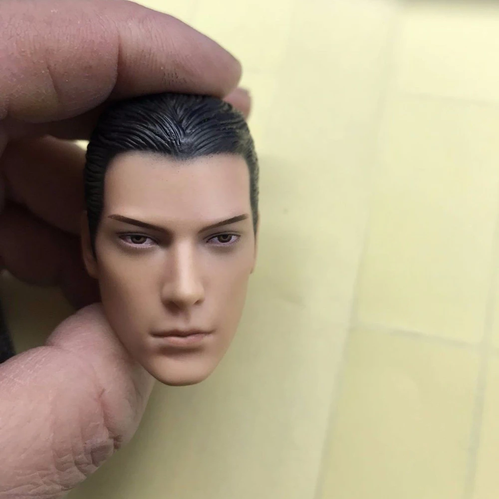 1/6 весы игра Версия Тянь Ce красивый вырезанная Мужская голова модель для детей