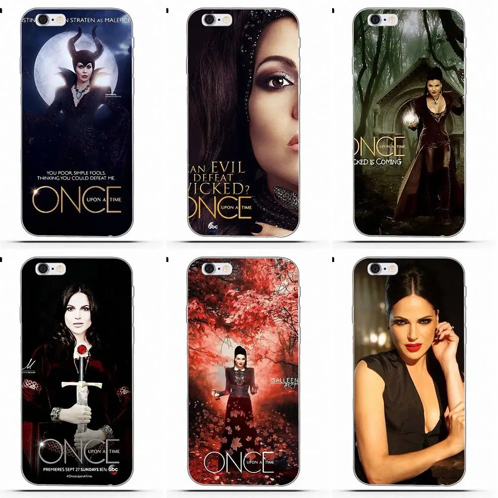 

TPU Patterns Once Upon A Time Regina Mills For iPhone 4 4S 5 5C SE 6 6S 7 8 Plus X Galaxy S5 S6 S7 S8 Grand Core II Prime Alpha