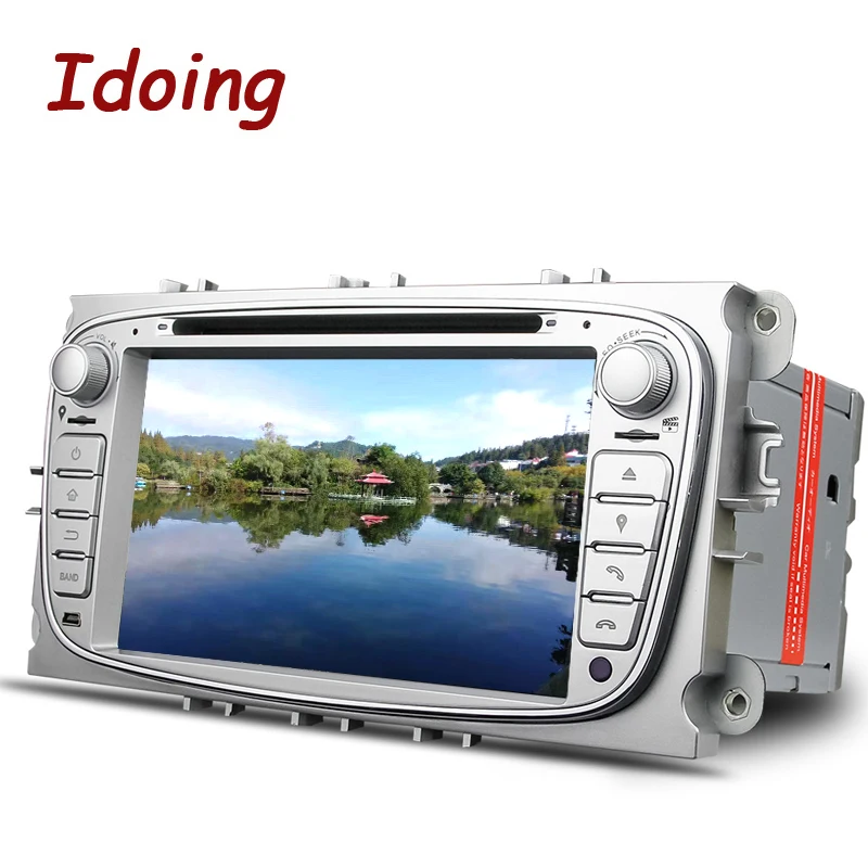 Sale Idoing Steering-Wheel 2Din Android6.0 For Ford Focus Mondeo S-Max 2GB+16G Car DVD Multimedia Player Built-in 3G Dangle Radio TV 5