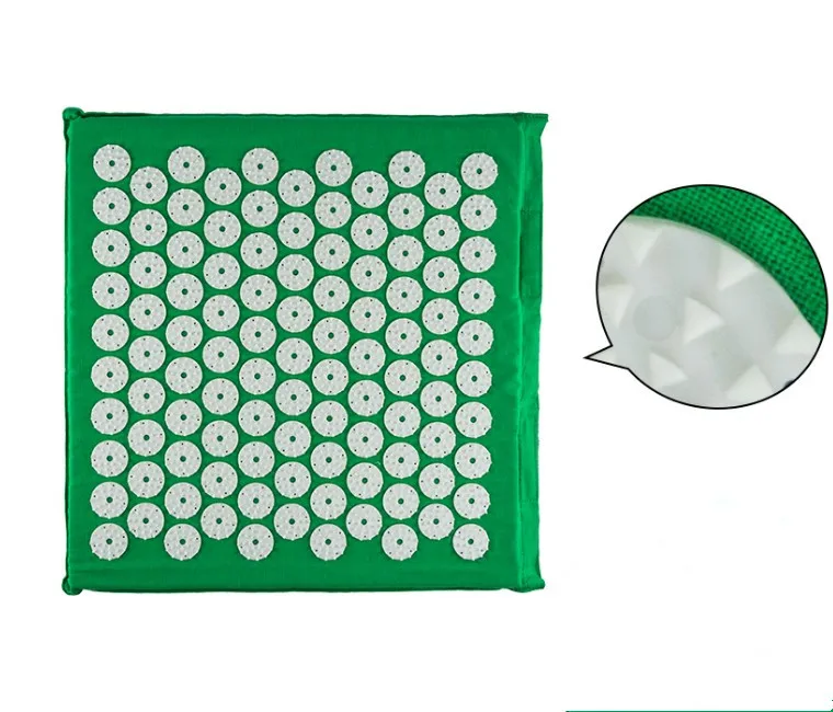 Massage Relaxation Cushion Acupressure Mat Relieve Back Hip Neck Hand Body Stress Pain Acupuncture Spike Yoga Mat Massage Relaxation Cushion Acupressure Mat Relieve Back Hip Neck Hand Body Stress Pain Acupuncture Spike Yoga Mat