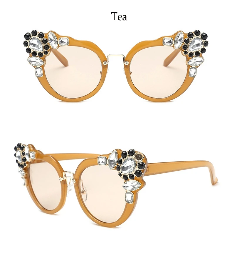 Женские Модные солнцезащитные очки Роскошные солнцезащитные очки сексуальные кошачий глаз розовые солнцезащитные очки для женщин