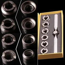 № 5537 18,5 мм~ 29,5 мм Stailess Сталь открывающий инструмент для часов 6 Размеры часы Задняя крышка инструменты для разборки Корпус часов открывалка для RLX, в нижнем двухшарнирная