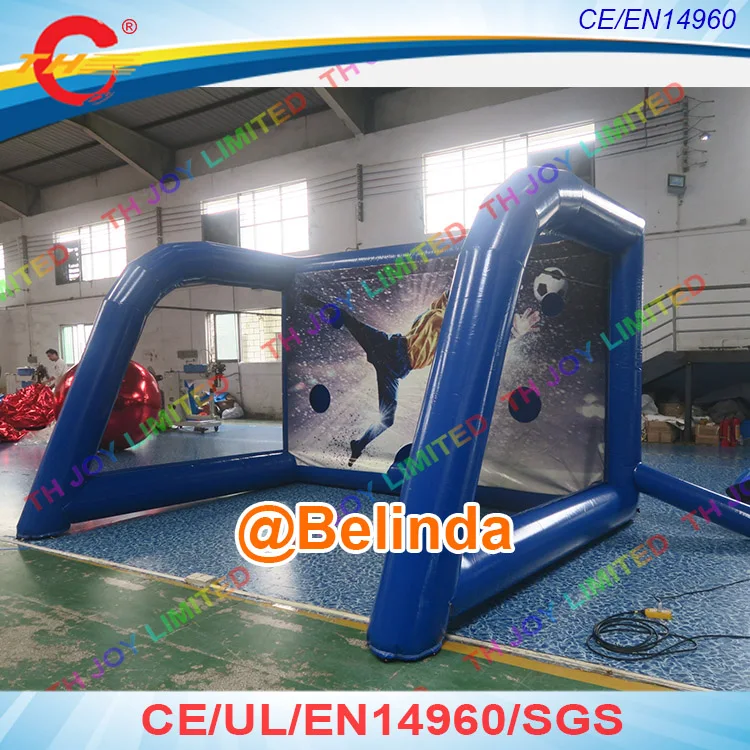 

Free shipping, 4x2.x3m inflatable football goal, inflatable soccer kick game, penalty football shoot game