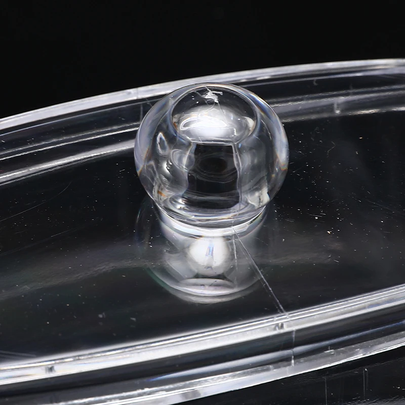 Transparent Acrylic Cotton Swab Sticks Holder Storage Box Makeup Organizer Case Portable Cotton Pads Container